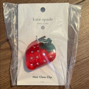 Kate Spade x Target Red and Green Strawberry Hair Clip